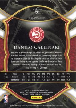 2020-21 Panini Select #35 Danilo Gallinari Back