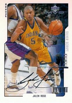 2000-01 Upper Deck MVP - Silver Script #68 Jalen Rose Front