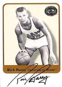 2001 Fleer Greats of the Game - Autographs #NNO Rick Barry Front