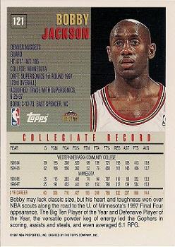 1997-98 Topps #121 Bobby Jackson Back