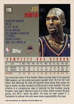 1997-98 Topps #170 Joe Smith Back