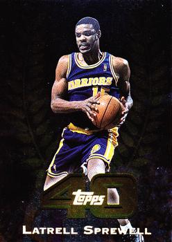 1997-98 Topps - Topps 40 #T40-7 Latrell Sprewell Front
