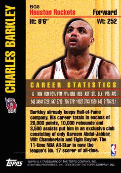 1997-98 Topps #BG8 Charles Barkley Back