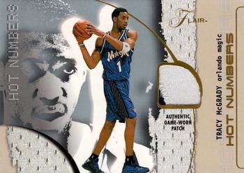 2001-02 Flair - Hot Numbers #NNO Tracy McGrady Front