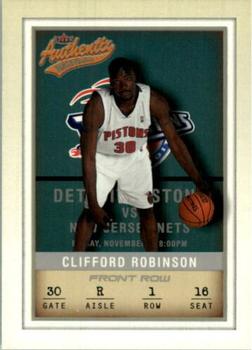 2001-02 Fleer Authentix - Front Row Parallel #58 Clifford Robinson Front