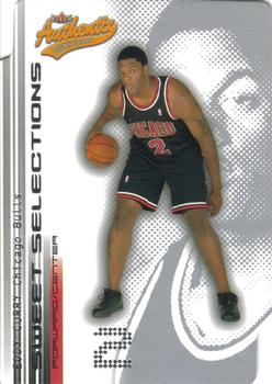2001-02 Fleer Authentix - Sweet Selections #4 SS Eddy Curry Front
