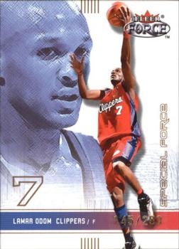 2001-02 Fleer Force - Special Force #57 Lamar Odom Front