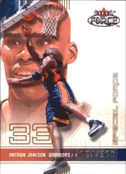 2001-02 Fleer Force - Special Force #87 Antawn Jamison Front