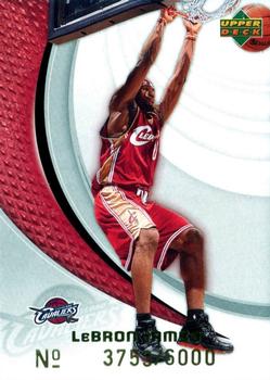 2005-06 Upper Deck Cleveland Cavaliers LeBron James SGA #5 LeBron James Front