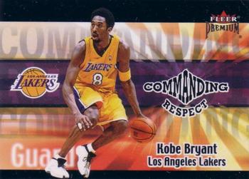 2001-02 Fleer Premium - Commanding Respect #5 CR Kobe Bryant Front