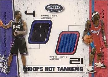 2001-02 Hoops Hot Prospects - Hoops Hot Tandems #CWDM Chris Webber / Darius Miles Front