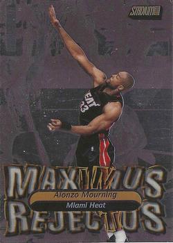 2001-02 Stadium Club - Maximus Rejectus #MR9 Alonzo Mourning Front