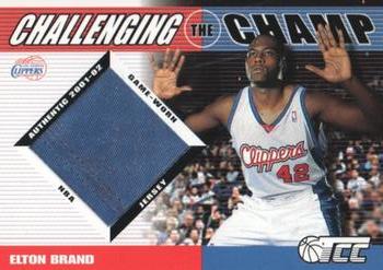 2001-02 Topps TCC - Challenging the Champ #CC-EB Elton Brand Front