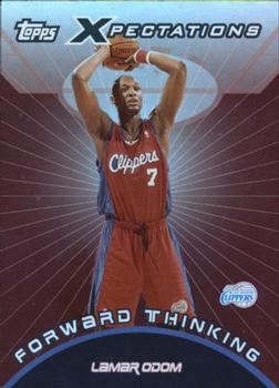 2001-02 Topps Xpectations - Forward Thinking #FT3 Lamar Odom Front