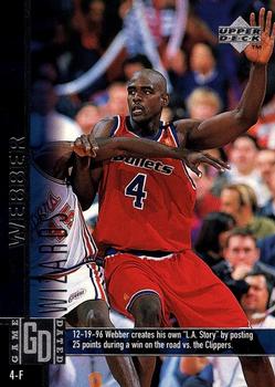 1997-98 Upper Deck #135 Chris Webber Front