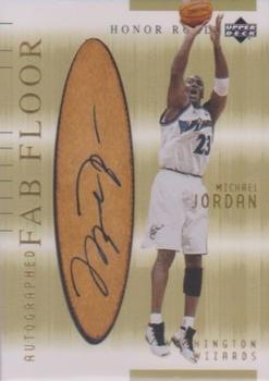 2001-02 Upper Deck Honor Roll - Fab Floor Autographs #MJ-A Michael Jordan Front