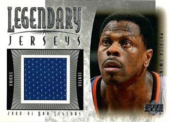 2000-01 Upper Deck Legends - Legendary Jerseys #PE-J Patrick Ewing Front