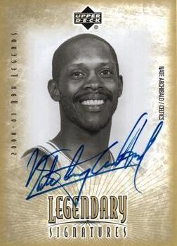 2000-01 Upper Deck Legends - Legendary Signatures #NA Nate Archibald Front