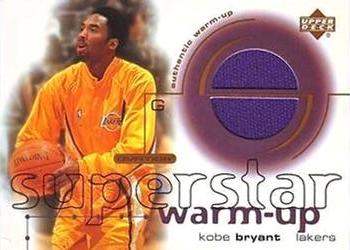 2001-02 Upper Deck Ovation - Superstar Warm-Ups #KB Kobe Bryant Front