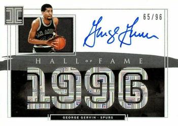 2020-21 Panini Impeccable - Impeccable Hall of Fame Autographs #IH-GGE George Gervin Front