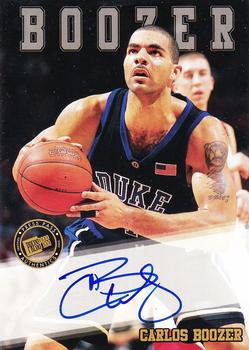 2002 Press Pass - Autographs #NNO Carlos Boozer Front