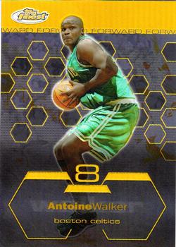 2002-03 Finest - Refractors Gold #52 Antoine Walker Front