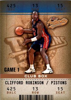 2002-03 Fleer Authentix - Club Box #9 Clifford Robinson Front