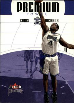 2002-03 Fleer Premium - Power #8 PP Chris Webber Front