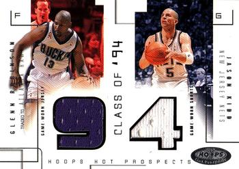 2002-03 Hoops Hot Prospects - Class Of Jerseys #NNO Glenn Robinson / Jason Kidd Front