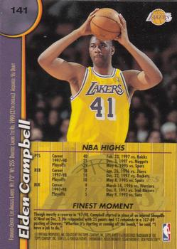 1998-99 Finest #141 Elden Campbell Back