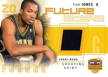 2002-03 Hoops Stars - Future Stars Game-Used #NNO Fred Jones Front