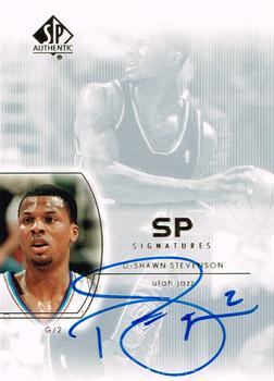 2002-03 SP Authentic - SP Signatures #DS DeShawn Stevenson Front