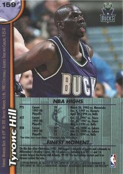 1998-99 Finest - Refractors #159 Tyrone Hill Back