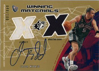2002-03 SPx - Winning Materials Autographs #JK-A Jason Kidd Front