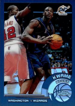 2002-03 Topps Chrome - Refractors #63 Kwame Brown Front