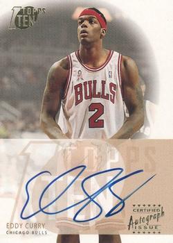 2002-03 Topps Ten - Autographs #TA-EC Eddy Curry Front