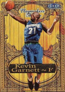 1998-99 Fleer Tradition - Playmakers Theatre #5PT Kevin Garnett Front