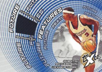 2002-03 Topps Xpectations - Future Features Relics #FF-QR Quentin Richardson Front