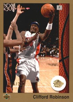 2002-03 UD Authentics - Gold #22 Clifford Robinson Front