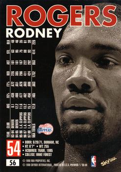 1998-99 SkyBox Premium #56 Rodney Rogers Back