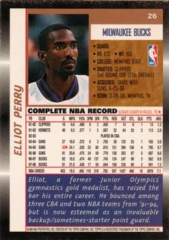 1998-99 Topps #26 Elliot Perry Back