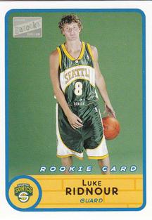 2003-04 Bazooka - Mini #264 Luke Ridnour Front