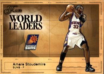 2003-04 Flair - World Leaders #8 WL Amare Stoudemire Front