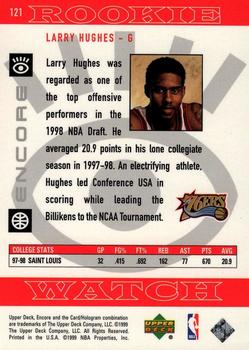 1998-99 Upper Deck Encore #121 Larry Hughes Back