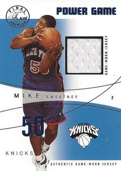 2003-04 Flair Final Edition - Power Game Jerseys #PG-MS Mike Sweetney Front