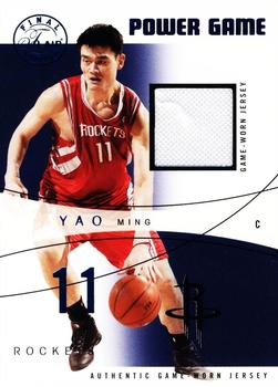 2003-04 Flair Final Edition - Power Game Jerseys #PG-YAO Yao Ming Front