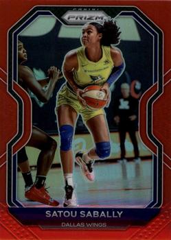 2021 Panini Prizm WNBA - Prizms Red #70 Satou Sabally Front
