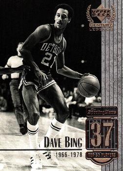 1998-99 Upper Deck Century Legends #37 Dave Bing Front