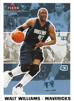 2003-04 Fleer Tradition - Crystal #128 Walt Williams Front