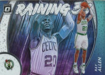 2020-21 Donruss Optic - Raining 3s #1 Ray Allen Front